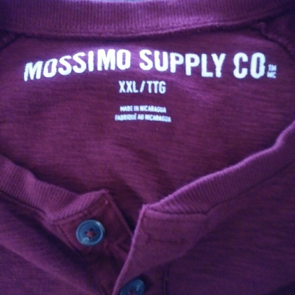 3 for $15 - Men's XXL Long-Sleeve Henley - Picture 2 of 4